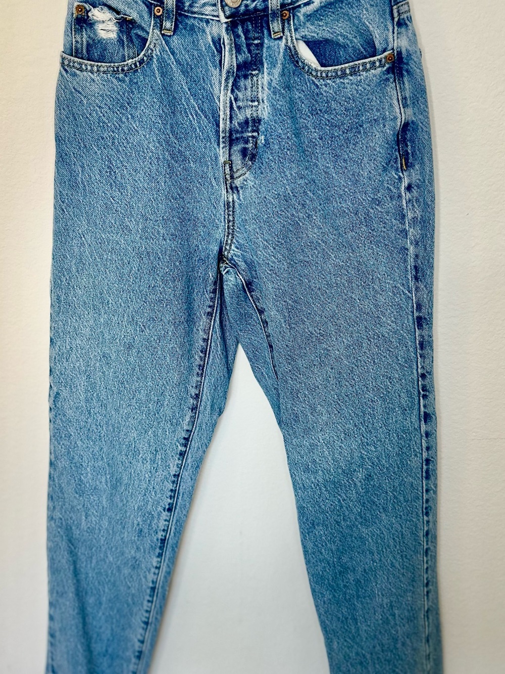Pacsun - Budweiser Light Blue Women’s Dad Jeans